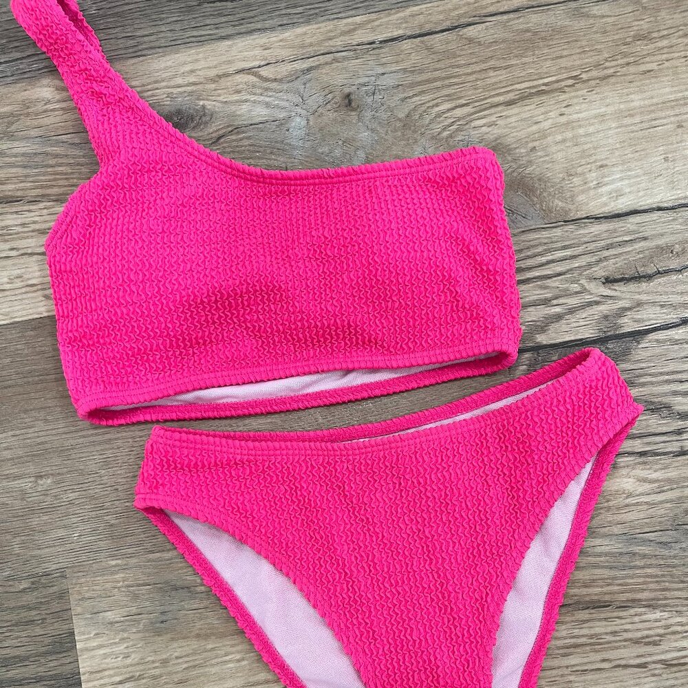 Hot Pink Womens Bathing Suit
